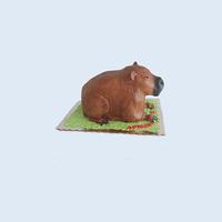 Capibara cake 