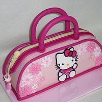 Kitty handbag cake