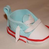 My first gumpaste shoe :)
