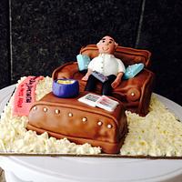 Couch cake - cake by Sweettempt - CakesDecor