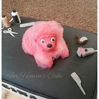 Pink Candyfloss Poodle