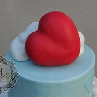 Heart cake