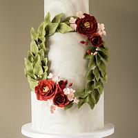 Floral Wreath cake
