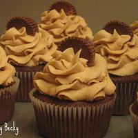 Chocolate Peanut Butter Bliss Cupcakes