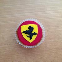 Formula One cupcakes