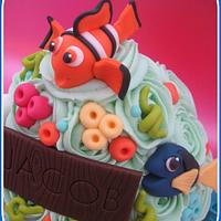 'Nemo' Giant Cupcake