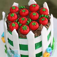 Tomato Garden Mini Cake