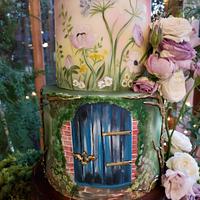The Secret Garden  Wedding Cake 