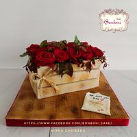 flower box cake