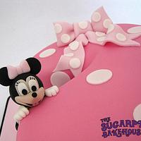 Minnie Mouse Number 2 Birthday Cake