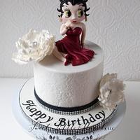 Betty Boop Birthday Cake