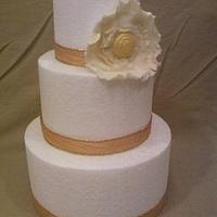 Ruffle flower Cake
