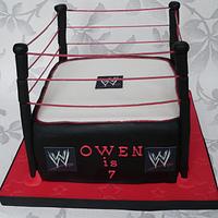 WWE wrestling ring