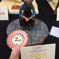 Cake international gold & 2nd place  maz tanaka 