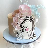 Romantic cake