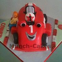 Roary The Racing Car Cake