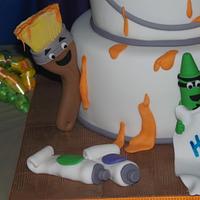 Little Artist Birthday Cake