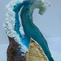 Wave Cake / Ocean Cake / Sea Cake