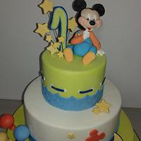 Mickey Mouse baby cake