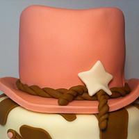 Cowgirl Birthday Cake