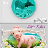 Baby Piglet Silicone Mould