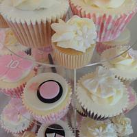 Creative Beauty's 10th Birthday Cupcakes