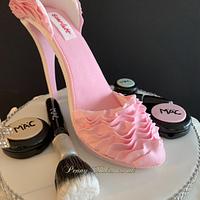 High heeled shoe cake 