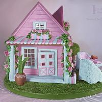 Shabby Chic Gingerbread House