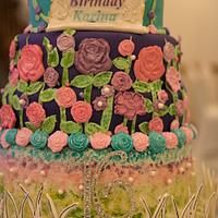 Fairy Tale sweet 16 cake