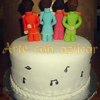 The Beatles cake