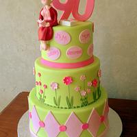 90th Birthday Cake 