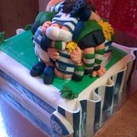 Rugby cake