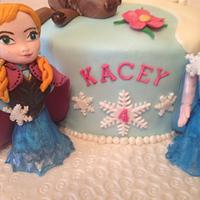 Frozen birthday cake!