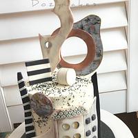 Abstract Architectural Cake