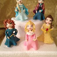 Disney princess cake toppers