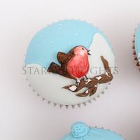 Snowman Cupcake Tutorial and Christmas cupcakes