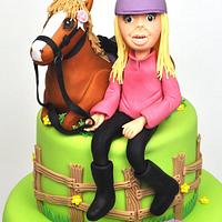 Mya's Pony cake