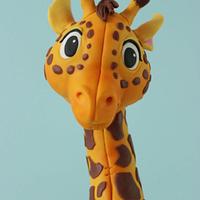 Do not fright little giraffe. 