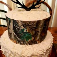Hunting Themed Birthday Cake