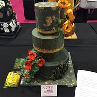 My wedding cake based on love and Gustav Klimt 