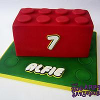 Lego Brick Cake
