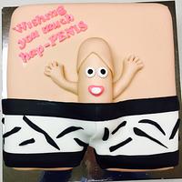Bachelorette Cake...Wishing you much Hap-PENIS