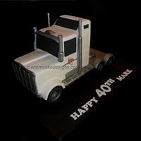 Kenworth Truck Cake