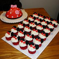 My Neices Minnie Mouse cake