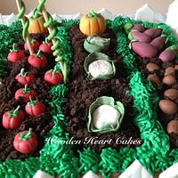 Vegetable Garden Cake