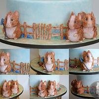 Beatrix Potter Guinea Pig Cake 