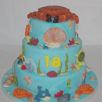 Under the sea cake