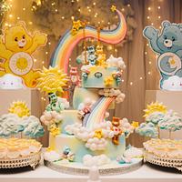 Care Bears Rainbow Cake / Грижовните мечета