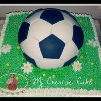 football cake & cup cake