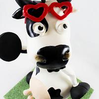 Fashion Cow Cake